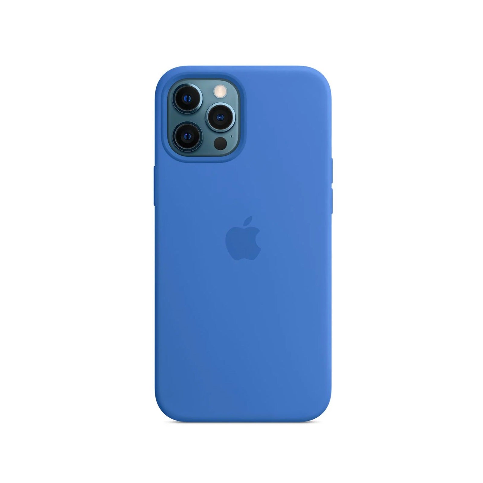APPLE SILICON CASE FOR IPHONE 12 PRO MAX BLUE APPLE